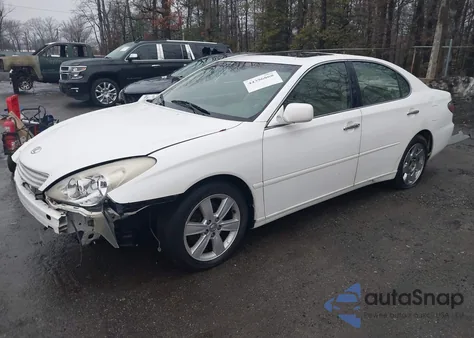 2004 Lexus Es 330 z USA, uszkodzony, nr VIN JTHBA30G945023224